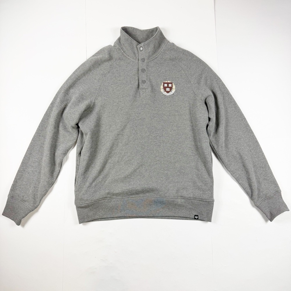 '47‎ Grey Harvard Pullover Large